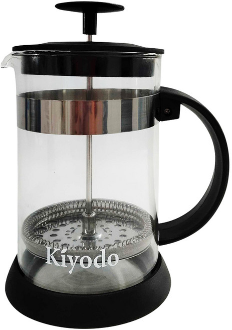 Kiyodo 法式濾壓沖泡壺, 800ml, 1個, 黑色