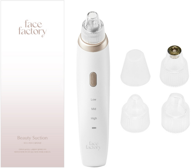 페이스팩토리 얼굴 코 블랙헤드 뷰티석션 피지제거기기, JM-11