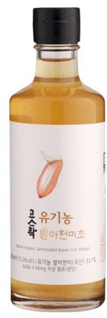 고스락 유기농 발아 현미 식초, 300ml, 1개