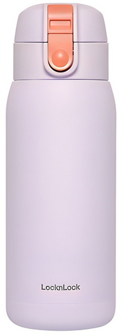 락앤락 스쿨핏 코튼캔디 원터치 텀블러, 바이올렛, 370ml, 1개