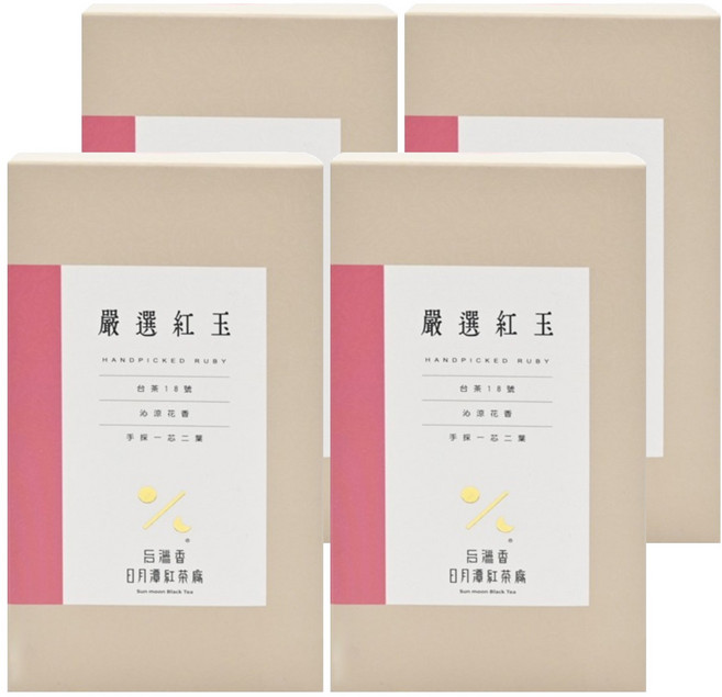 HOHOCHA 喝喝茶 嚴選台茶18號 紅玉, 2.2g, 24包, 4盒