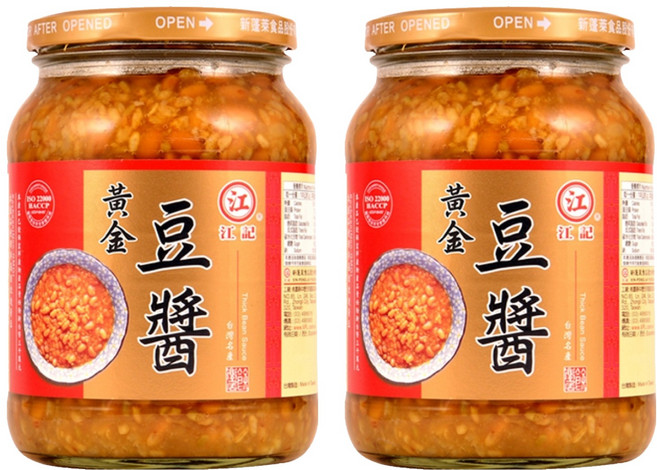 江記 黃金豆醬 無添加防腐劑、人工色素, 840g, 2罐