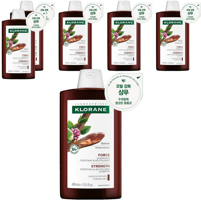 KLORANE 蔻蘿蘭 養髮強韌洗髮精, 400ml, 6瓶