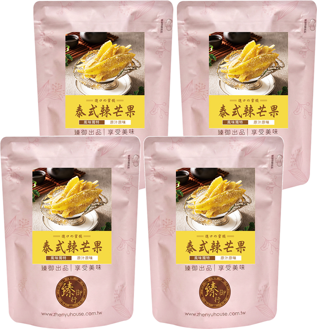 臻御行 泰式辣芒果, 250g, 4包