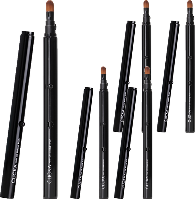 클리카 오토캡 아이섀도우 브러쉬 LM201, 혼합색상, 5개