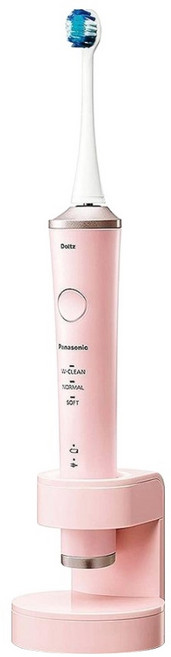 Panasonic 無線音波震動國際電壓充電型電動牙刷, EW-DP34, 粉色 + 白色, 1支