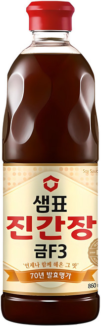 샘표 진간장 금F3, 860ml, 1개