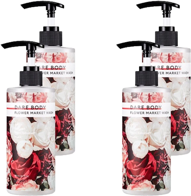 미샤 데어 바디 워시 양재꽃시장, 500ml, 4개 - 쿠팡