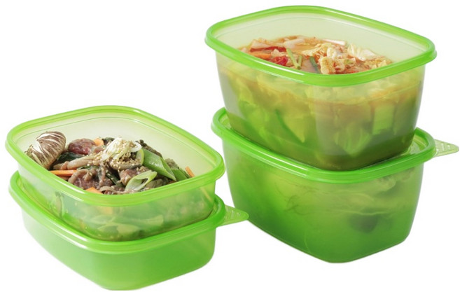 데비마이어 그린박스 신선보관용기 4종, 1개, 946ml(2P) + 1.8L(2P)