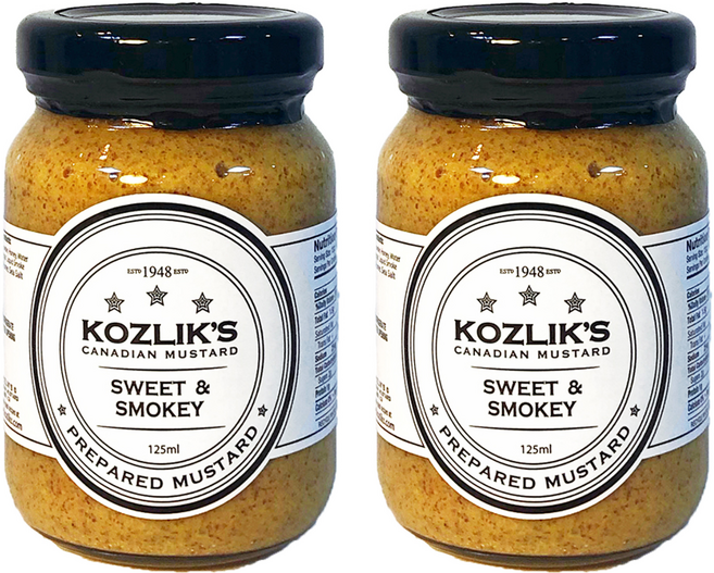 코즐릭스 머스타드 스윗 앤 스모키, 125ml, 2개