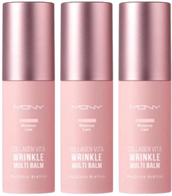 맥퀸뉴욕 콜라겐 비타 링클 멀티밤, 10g, 3개