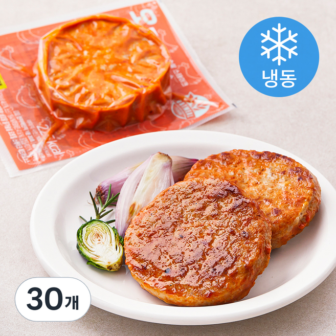 네네치킨 네꼬닭 닭가슴살 오트밀 스테이크 레드마요맛 (냉동), 100g, 30개