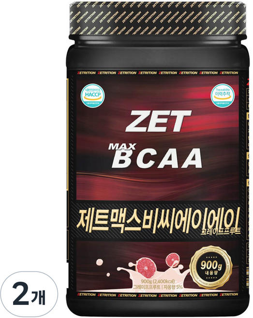 제트리션 제트맥스BCAA 그레이프프루트 자몽, 900g, 2개