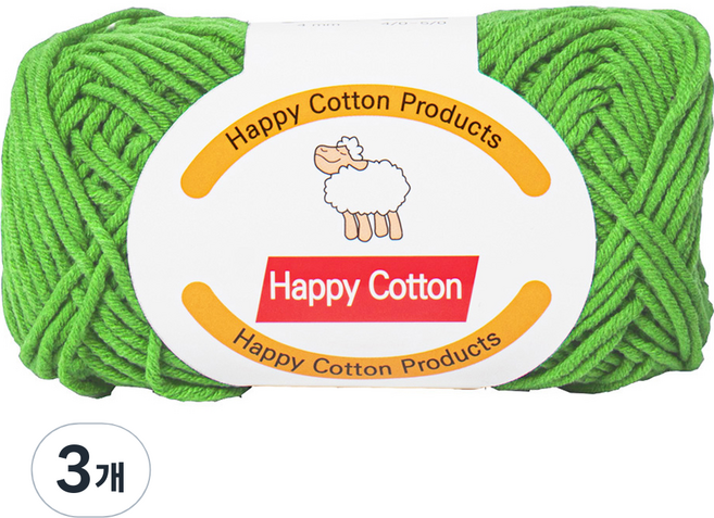 yarna 해피코튼 뜨개실 45g, 769, 3개