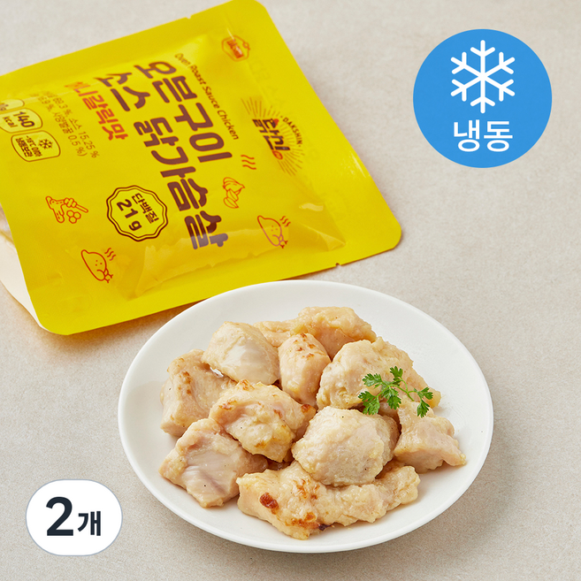닭신 오븐구이 소스 닭가슴살 허니갈릭맛 (냉동), 100g, 2개, 1개입