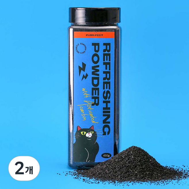 퍼펙트 고양이 리프레싱 모래탈취제 무향, 450g, 2개