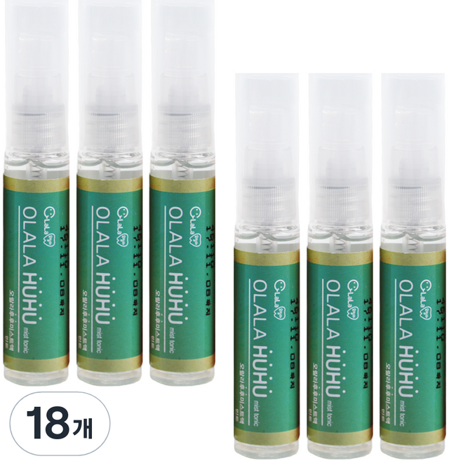 오랄라 후후 구강스프레이 민트, 6ml, 18개