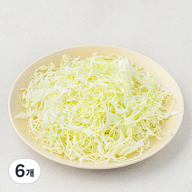 All바른농장 눈꽃슬림양배추, 300g, 6개