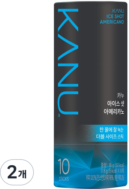 KANU 冰美式咖啡, 1.8g, 2個, 10入