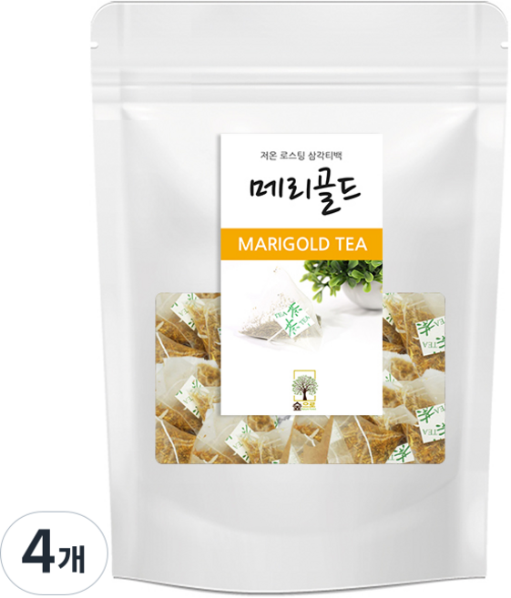숲으로 메리골드차 삼각티백, 600mg, 100개입, 4개