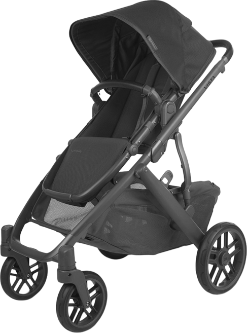 UPPAbaby 美國 VISTA V2 王者之尊旗鑑推車, 黑色, 1個