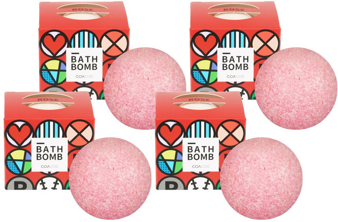 코아코스 딥키스 버블 배쓰밤, 140g, 4개