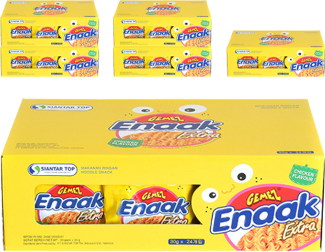 에낙 라면과자, 30g, 144개