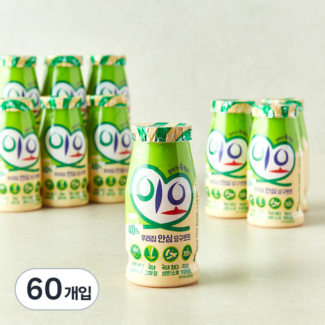 남양유업 이오 요구르트, 80ml, 10개입, 6개