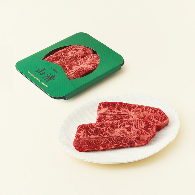 산청 유기축산물 인증 한우 부채살 1++등급 (9) 구이용 (냉장), 150g, 1개