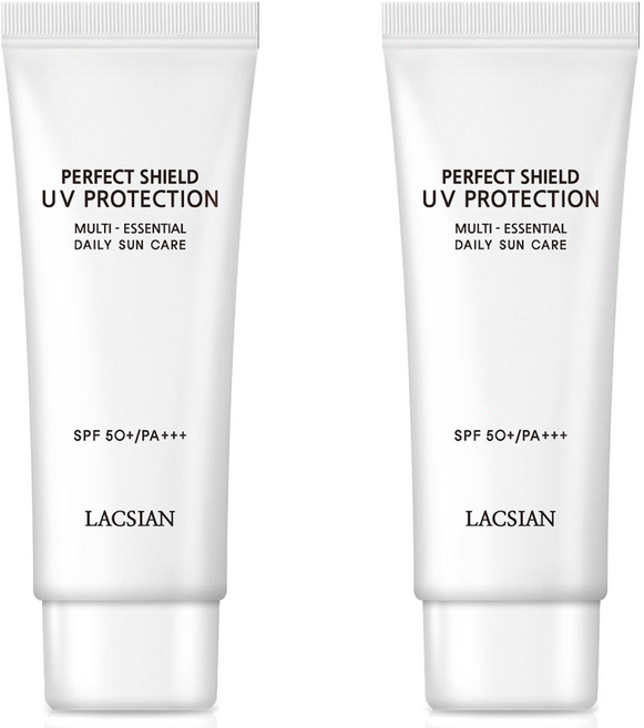라끄시안 퍼펙트 쉴드 UV 프로텍션 선크림 SPF50+ PA+++, 60ml, 2개