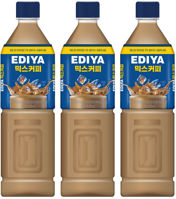 이디야 믹스커피, 1L, 3개