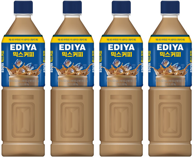 이디야 믹스커피, 1L, 4개