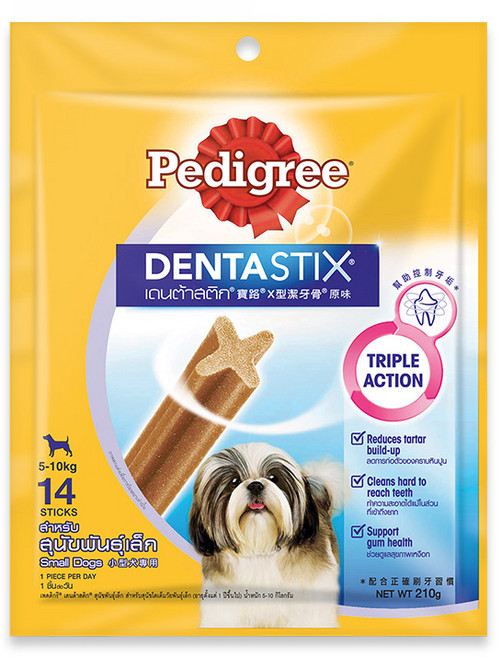페디그리 강아지 덴타스틱 스몰, 치아 관리, 210g, 1개