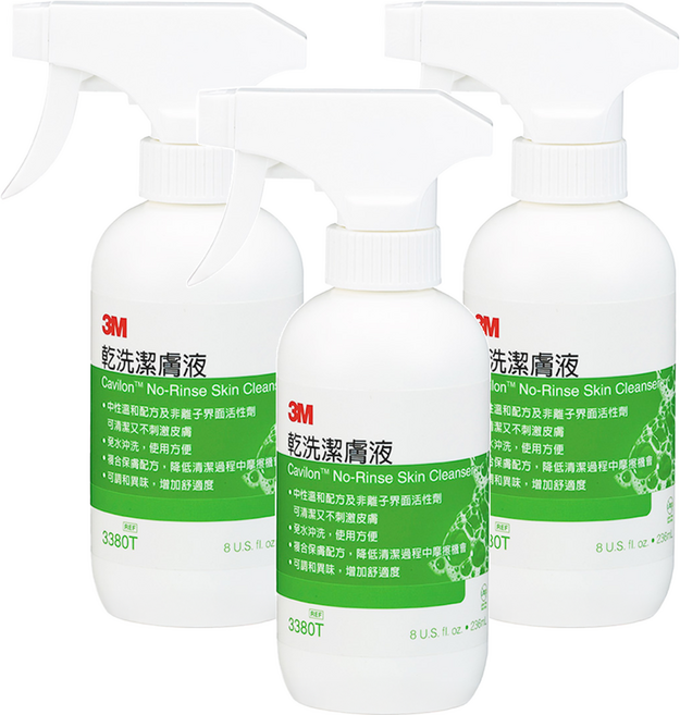 3M 乾洗潔膚液, 236ml, 3瓶