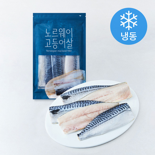 노르웨이 고등어살 (냉동), 1개, 700g