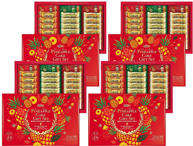 惠香 臺灣造型鳳梨酥綜合禮盒, 630g, 4盒