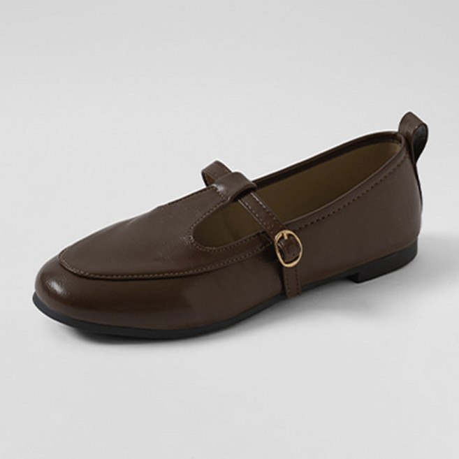 CHAAKAN SHOES 女款 Busker 裂紋 T字帶樂福鞋 LFLTR3g138