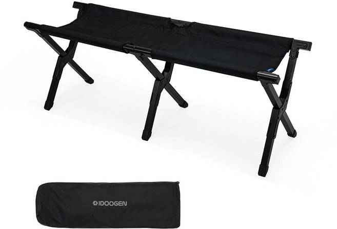 아이두젠 미니 스탠드 벤치체어, 블랙, 1개