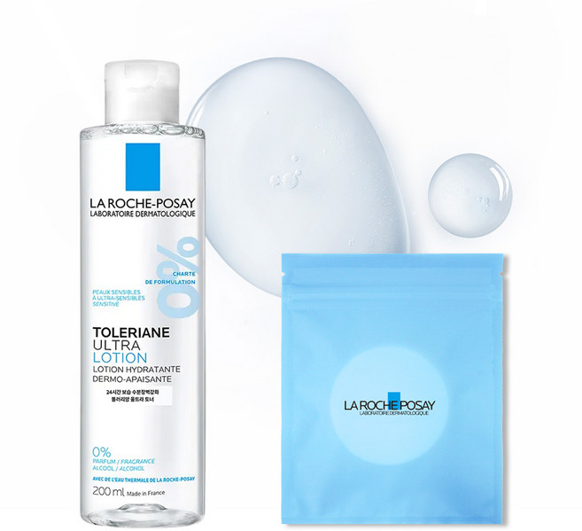 라로슈포제 똘러리앙 울트라 토너 200ml + 화장솜 30매, 1개