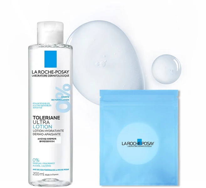 라로슈포제 똘러리앙 울트라 토너 200ml + 화장솜 30매, 1개 - 쿠팡
