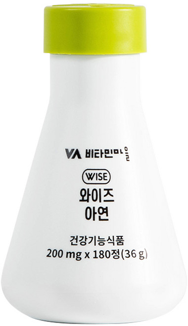 비타민마을 와이즈 아연 영양제 36g, 180정, 1개