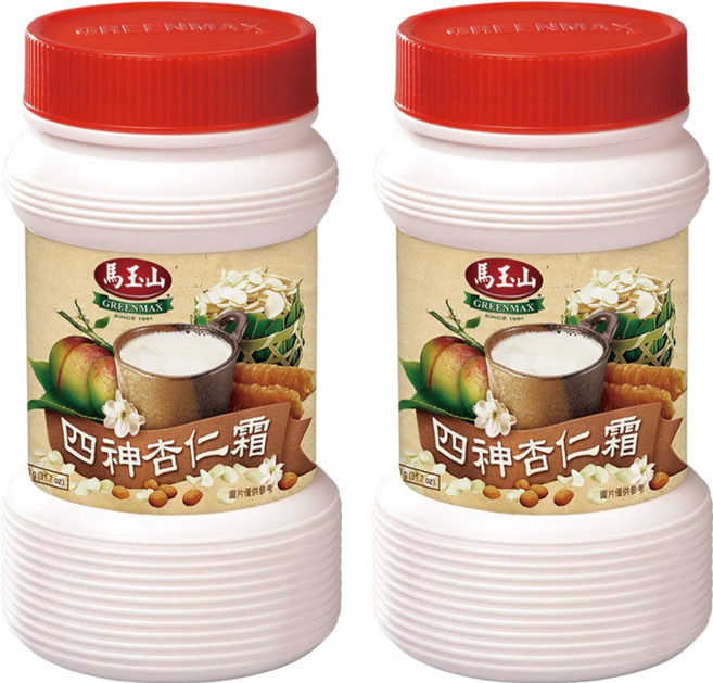 馬玉山 四神杏仁霜, 900g, 2罐