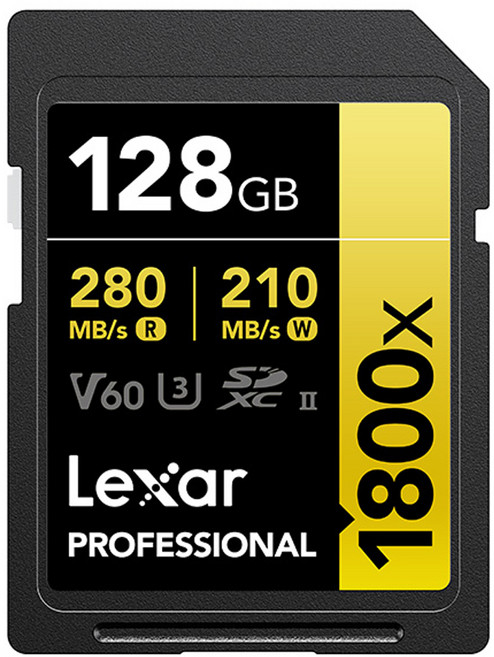 렉사 1800배속 UHS 2급 SD카드, 128GB, 1개