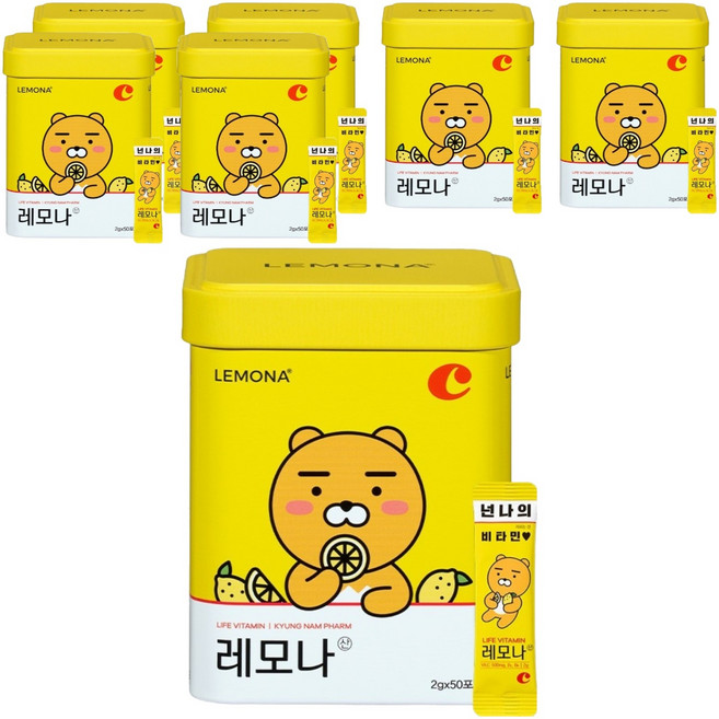 LEMONA 維他命C粉隨身包, 50入, 7組