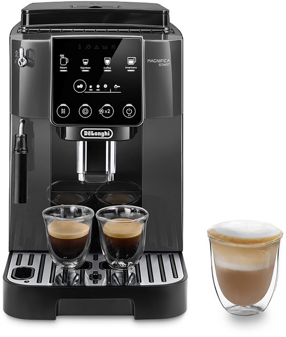 DeLonghi 迪朗奇 全自動咖啡機 Magnifica Start, 灰色 黑色, KRECAM220.22.GB