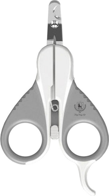 딩동펫 반려동물 배색 발톱깎이, 그레이, 1개