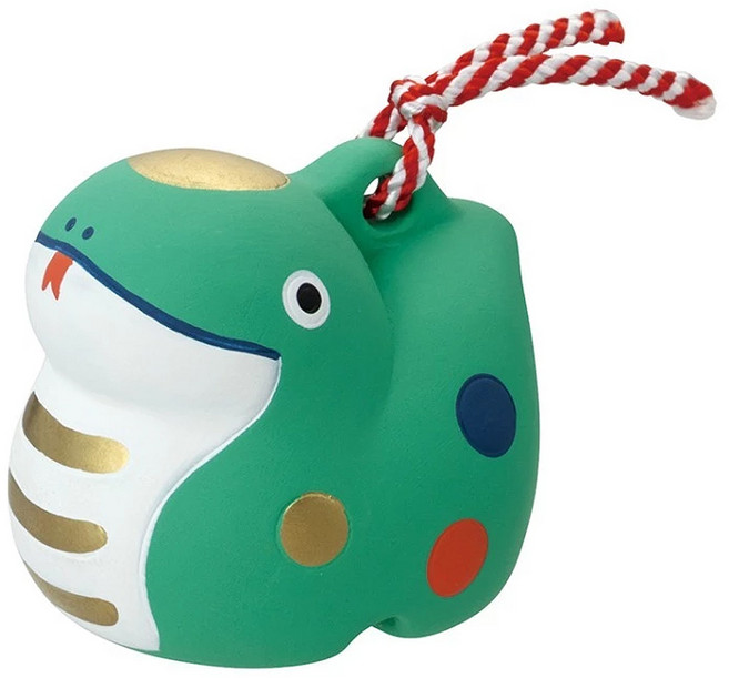 Concombre Decole 綠蛇生肖擺飾 居家裝飾增添趣味, 綠色