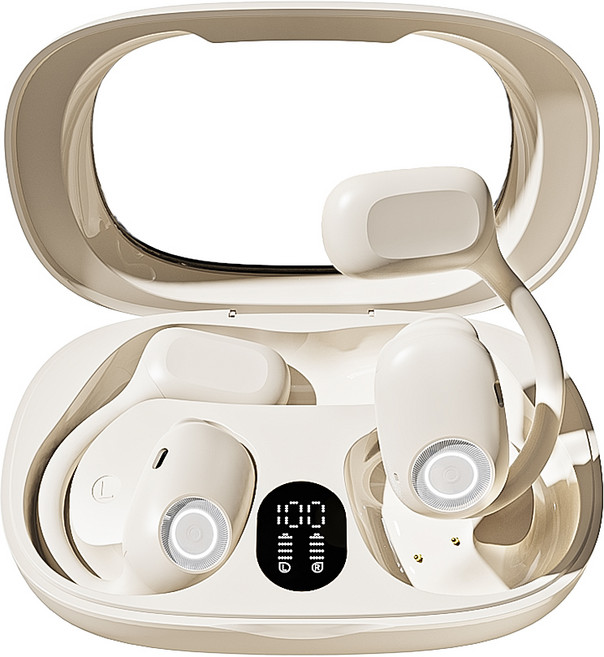 에이투 블루투스이어폰, ATWO OPENEAR 5, 크림 베이지