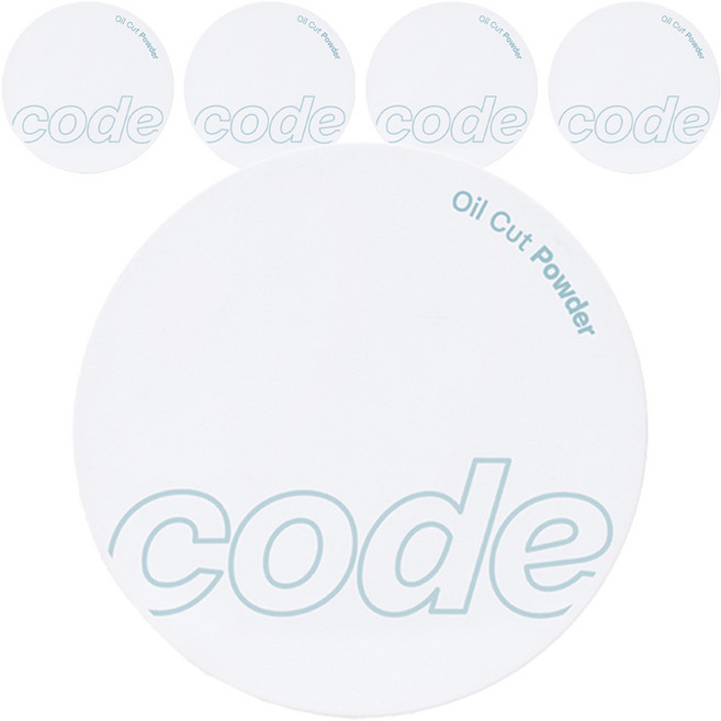 코드글로컬러 오일컷 파우더 6g, 5개