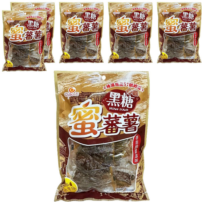 Chiao-E 巧益 蜜蕃薯 黑糖 全素, 200g, 6袋